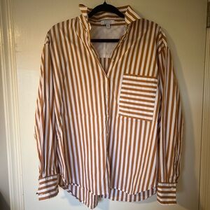 AYR Copper Stripped Buttondown. Size XL.